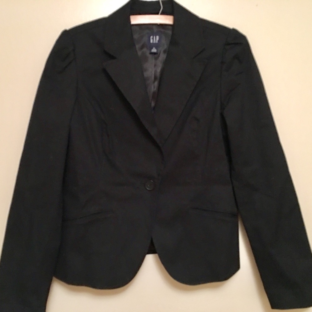 Black, Gap blazer. Size M.